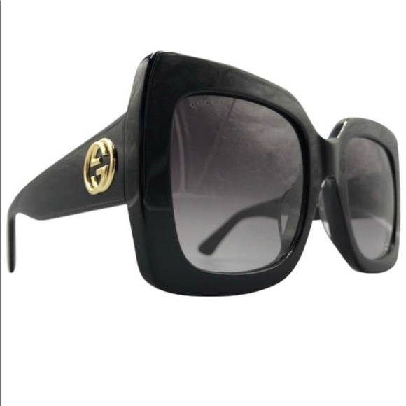 GUCCI OVERSIZED SQUARE SUNGLASSES NWOT - Picture 2 of 11